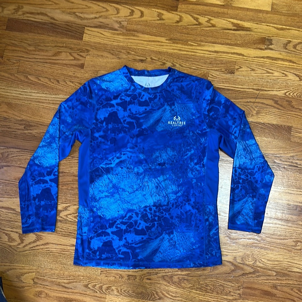 Realtree Electric Blue Camo Shirt